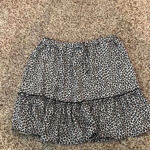 cheetah print skirt